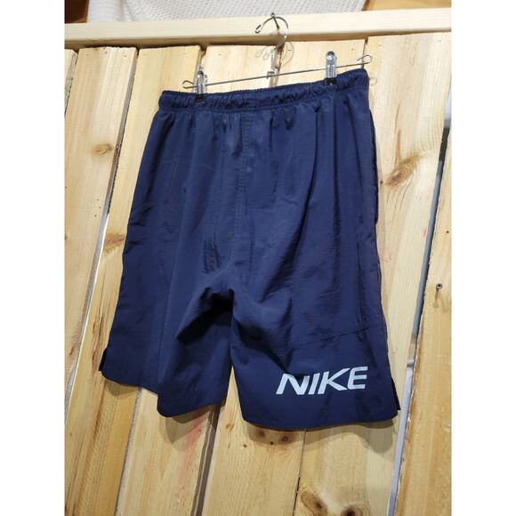 Vintage Y2k Nike Board Lined Swim Shorts Mens Medium Blue - Picture 4 of 10